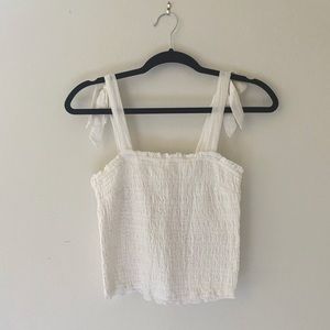 NWT Abercrombie Smocked Tank